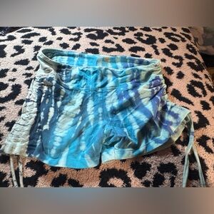 Lily Lotus Turquoise Tie-Dye Shorts